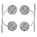 Produktbild Stimpads Tens Elektroden Pads mit 2mm Universal-Anschluss - 4-er Pack - 32mm Runde Elektroden Pads Alternative - Leistungsstarke und Langlebige Tens Pads - Klebeelektroden für Tens Geräte