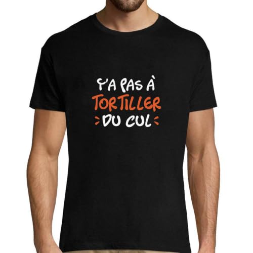 T-shirt homme humour original et rigolo imprimé en France pour cadeau anniversaire