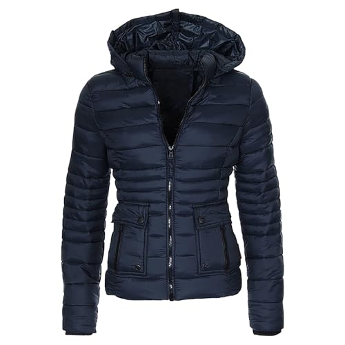 Generisch Damen Jacke Winter Sale, Angebote Des Tages Heute Deal, Winterjacke Damen Warm Herbstjacke Schlank Winter Outwear Mäntel Kurze Jacke Damen Winter, Damenjacke Übergangsjacke Sale