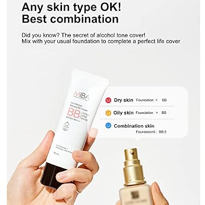 MIBA Ion Calcium Mineral BB Cream 50ml / 1.69 fl.oz Patent raw material mineral ion calcium. Thin but overwhelming coverage. Long lasting power. Excluding chemicals as much as possible