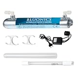 Bluonics Ultraviolet Light Water Purifier UV System for Reverse Osmosis Drinking Water System 0.5 GPM