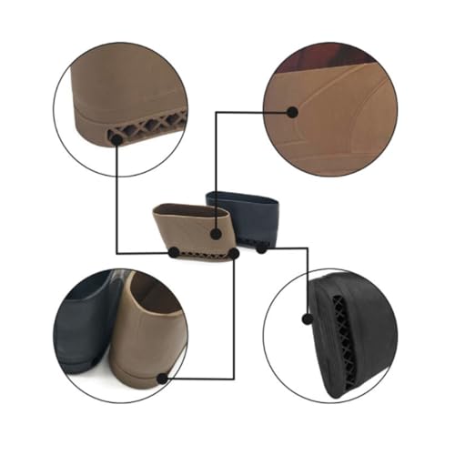 HOUSON Gewehr Rückstoßdämpfer,Gummi Gewehr-Schaftpolster Recoil Pad Airsoft Rückstoßpolster Shotgun Buttstock Pad