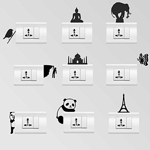 ARWY Wall Sticker for Bedroom Switch Sticker for Home Switch Board