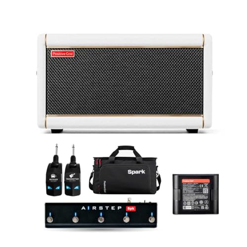 Positive Grid Spark2 �P�[�X����p�o�b�e���[���t�b�g�X�C�b�`�����C�����X�V�X�e�� LGW-01 �Z�b�g Pearl �M�^�[�A���v �x�[�X �G���A�R�Ή� 50W �|�W�e�B�u�O���b�h