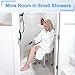 SOUHEILO Adjustable Shower Chair for Inside Shower, HSA/FSA Eligible Round Shower Stool for Inside Bathtub, Tool-Free Shower Seat for Elderly/Senior/Disabled/Pregnant
