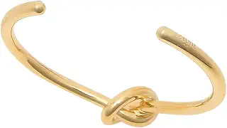 [セリーヌ]ブレスレット アクセサリー ノット バングル ゴールド レディース CELINE 46P466BRA 35OR KNOT EXTRA THIN BRACELET GOLD M(15.5cm以下) [並行輸入品]