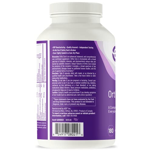 Aor, Ortho Core, Nutritional Support For Foundational Health And Energy, Multivitamin And Mineral Supplement, Vegan, 30 Servings (Usa Label) #TOP2