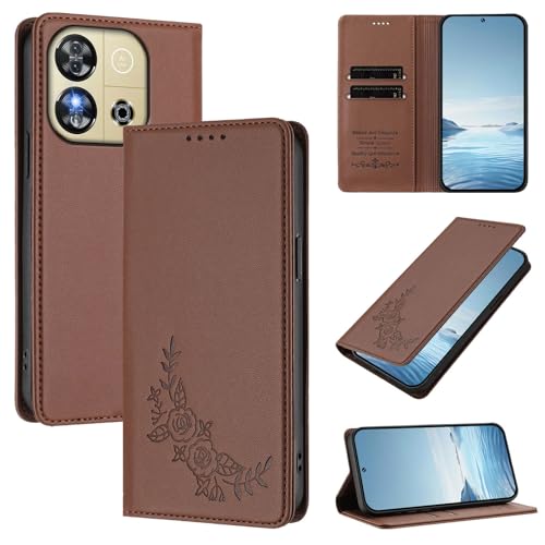 �X�}�z�P�[�X �Ή��@�� for Oukitel C57 (Pro) / C57S,�Ή��@�� for Blu J12 �yRFID�u���b�N�z�y�J�[�h�z���_�[�t�����z �}�O�l�b�g�J�� �X�^���h�@�\�t���z�X�}�z�P�[�X Brown