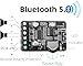 DAMGOO Audio Amplifier Board with BT 5.0, 10W 15W 20W 2.0 Dual Channel Stereo Wireless Mini Amp Module with Protective Shell