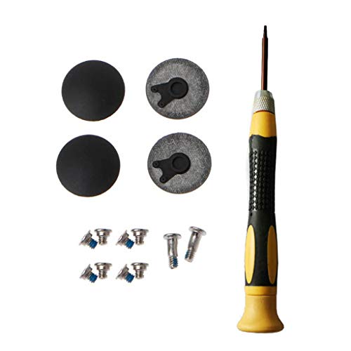 Huiingwen - Base de goma para tapa de la caja y los pies y tornillos para MacBook Air 11" 13" A1369 A1370 A1465 A1466 Cover