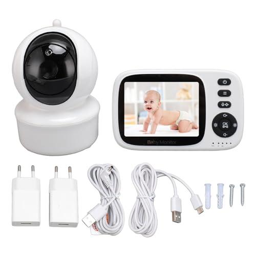 Monitor de Vídeo para Bebês, Bateria de Longa Duração, Fácil de Instalar, Monitor de Câmera para Beb