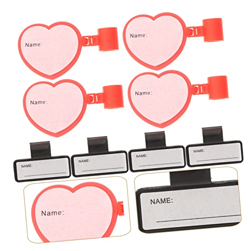 Étiquette identification pour stéthoscope matériel pratique Amosfun clips tubulure