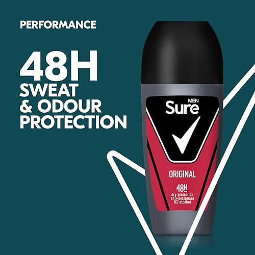 Sure Men Original Roll-On Deodorant 48hr Sweat Protection 6-Pack - Image 3