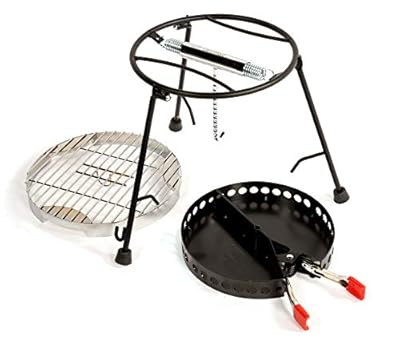 CampMaid Grill and Smoker (3 Piece) With Carry Bag
