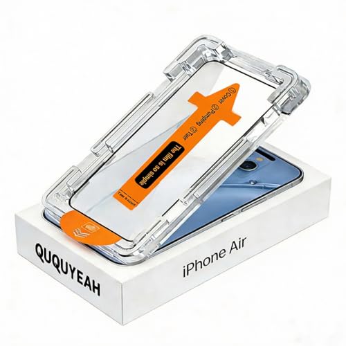 �y���S�҂ɂ��ȒP�ziPhone 17 Air�p�����K���X�X�N���[���v���e�N�^�[�A2���p�b�N�A���t���K�C�h�t���[���t���A���ȔS�����A�\��t���ȒP�A�w��h�~�A��U�h�~�AiPhone 17 Air�ɑΉ��A���h�~�A���������ߗ��B
