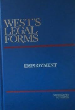 Hardcover West's Legal Forms 24A: Employment Book