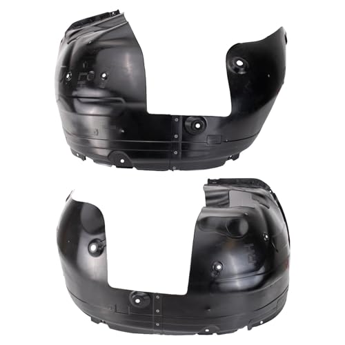 Image of TRQ Front Inner Fender Liner Set Compatible with 2016-2018 Kia Sorento KI1248142 KI1249142