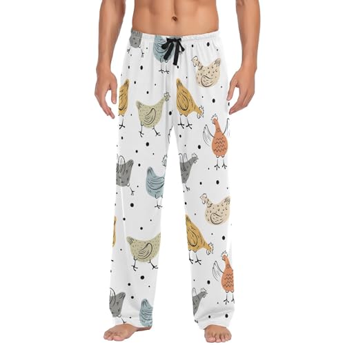 Pantalon de pyjama pour homme avec motifs originaux et poches fonctionnelles du S au XXL