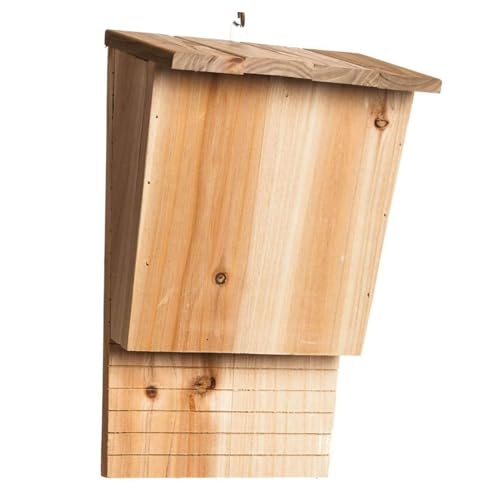 Bvizyelck Cajas para Murciélagos De Exterior | De Madera Resistente A La Intemperie - Refugios para Murciélagos Árbol Exterior para Moscas - para Observación De Anidación En Jardín Porche Árbol