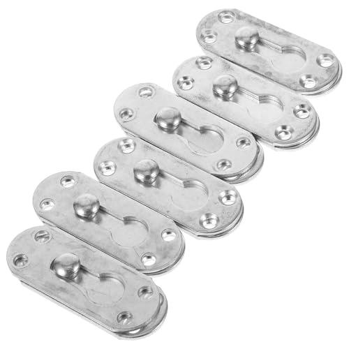 Levemolo de Soportes de Hierro Instalación Oculta 6 para Barandilla de Cama Diseño Minimalista y Aplicación Versátil para Proyectos y del Hogar