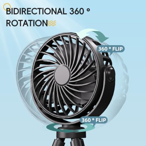 Image of STARQ Octopus Fan, Flexible Multi-Arm Personal Fan with 360 Adjustable Heads, USB Rechargeable Portable Cooling Fan for Home, Office, and Travel (Colour As Per Availablity)