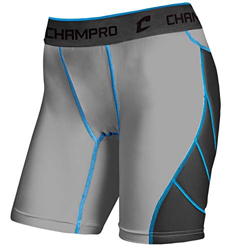 Champro BPS16 Womens Ladies Girls Fastpitch Slow Pitch Fast Adult Sliding Shorts Sport Grey