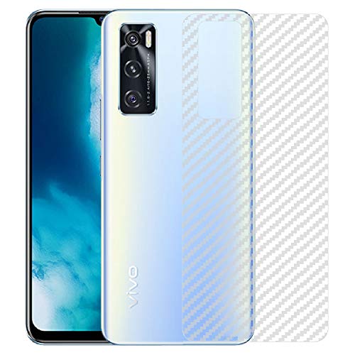 Image of Compatible with Vivo V20 Se Back Screen Protective Film Carbon Fiber Skin Transparent Screen Guard Sticker
