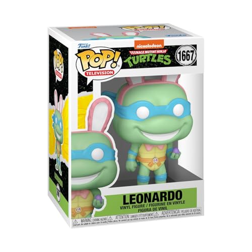 Funko Pop! Vinyl: Teenage Mutant Ninja Turtles (TMNT) Easter - Leonardo - Leo - Teenage Mutant Ninja Turtles Retro/Classic - Figurine en Vinyle à Collectionner - Idée de Cadeau - Produits Officiels
