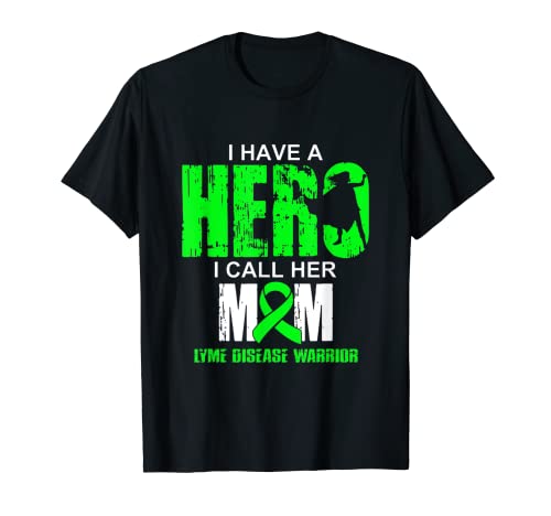 Enfermedad de Lyme Wabrrioer Tengo un Heirao la llamo mamá Camiseta Cover
