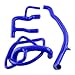 VLOCEMNYE Silicone Radiator Hose Kit for Land Rover Defender 2.5 TD5 1998-2007 Blue