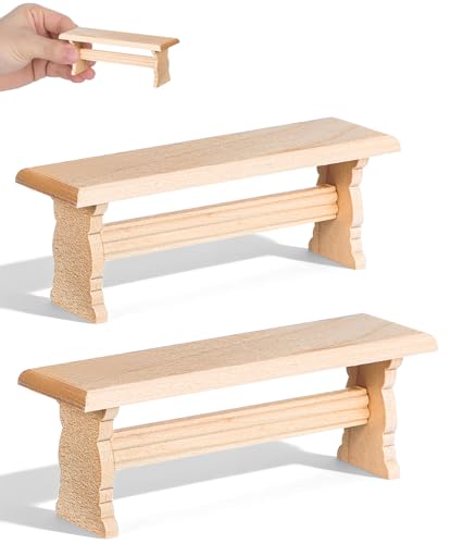 Meubles miniatures pour maison de poupée DOITOOL - Finissez vos décors vides en bois
