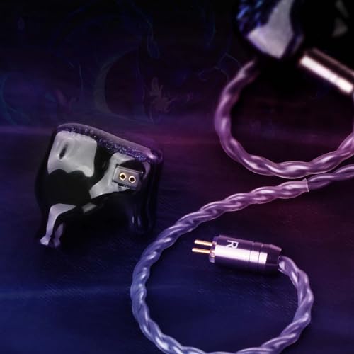 Image of Kinera Celest Wyvern Black HiFi in Ear Monitor Earphones, 10mm LCP Diaphragm Dynamic Driver IEM Headphoens, In-Ear Wired Gaming Earbuds with Harman Target Tuning, 2 Pin Detachable Cable (3.5mm)