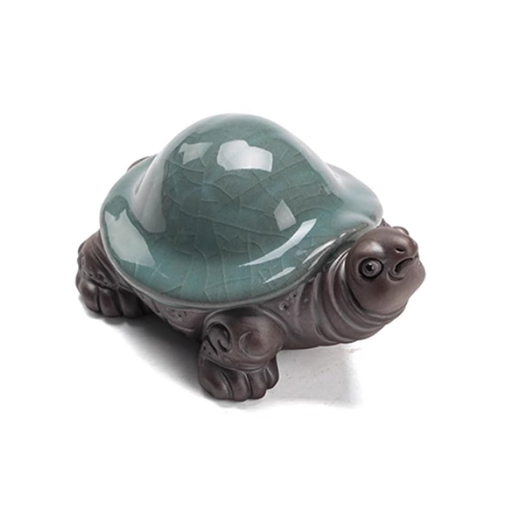 SAMCIOI Tea Pet Kung Fu Tea Set Creative Ceramic Turtle Tea Pet Ornaments Home Table Set Play Figurine Teaware Ornaments