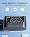 LEKATO Electric Guitar Amp, 10W Mini Guitar Amp, Distortion, Clean, Delay, Three-Band EQ, Gain Regulation, Bluetooth Guitar Amp Portable for Travel, Room Practice