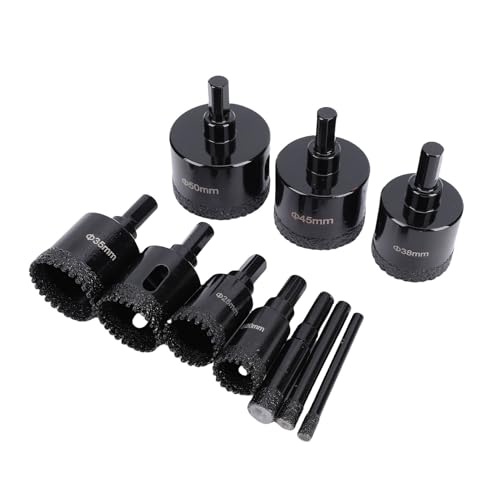 Kit de brocas para taladro con serrucho Hamwesh 10 piezas miniatura 2
