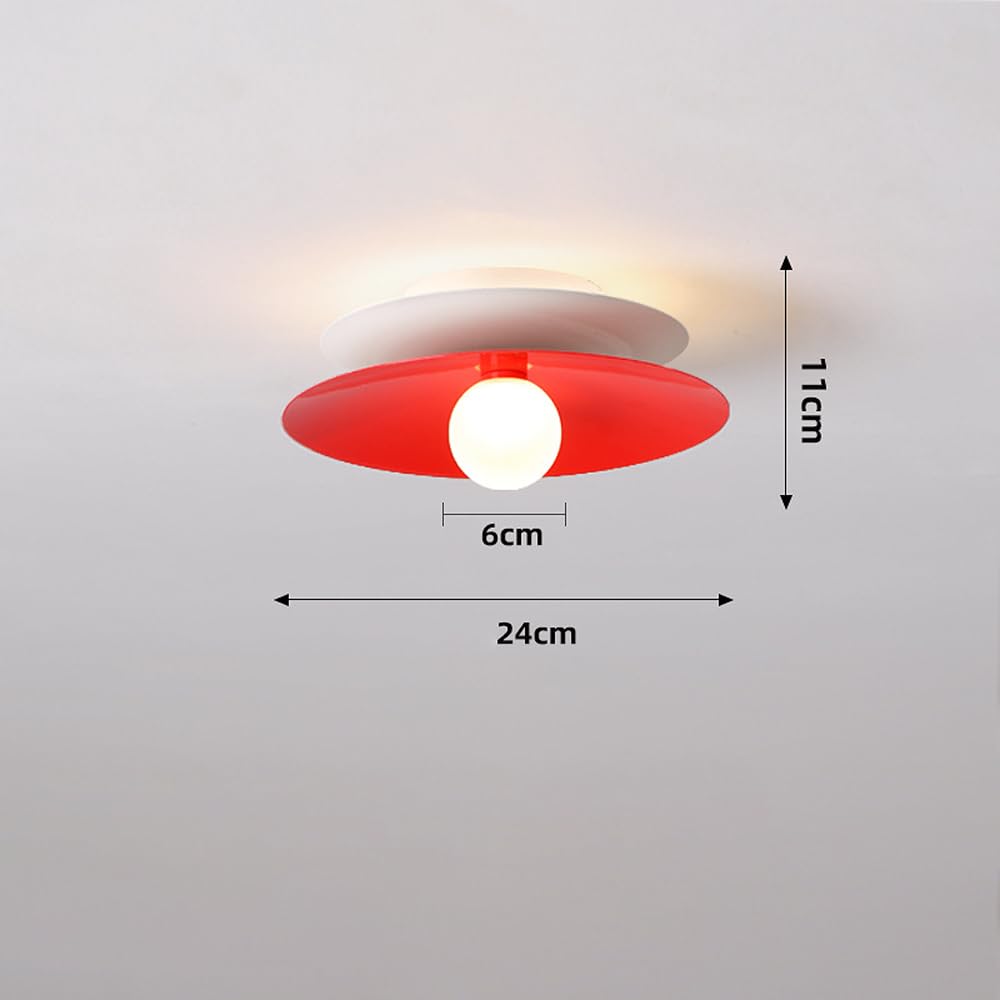 Lampa sufitowa do przedpokoju, balkonu, mała kreatywna, minimalistyczna, okrągła lampa sufitowa, 4000K do montażu podtynkowego, okrągła akrylowa lampa sufitowa do szatni, wyspy kuc