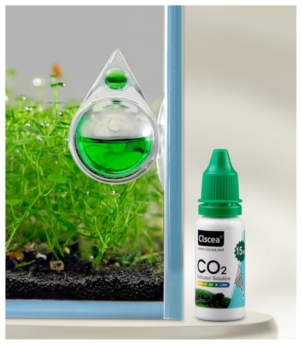 Clscea Aquarium CO2 Drop Checker (Tear Drop, 15ml)