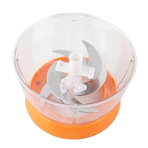 Trituradora manual acero inoxidable 6.5 pulg con contenedor miniatura 6