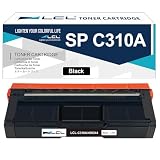 LCL Compatible SP C310A Toner Cartridge Black Replacement for Ricoh 406344 Toner for Aficio SP C231N C231SF C232DN C232SF C242DN C242SF C310 C310A C311N C312DN C320DN C340DN Printer (1-Pack)
