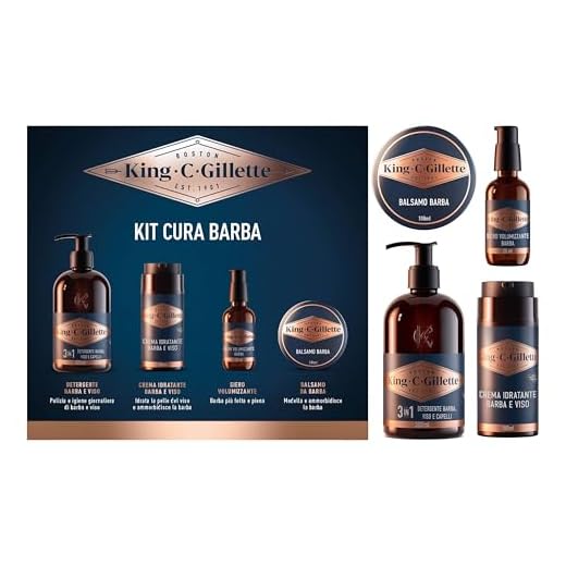 Kit Cura Barba King C. Gillette