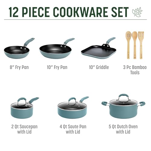 Goodful-Ceramic-Nonstick-Pots-and-Pans-Set-Premium-Ceramic-Coating-Made-without-PFOA-PTFE-or-PFAS-Dishwasher-Safe-12-Piece-Turquoise