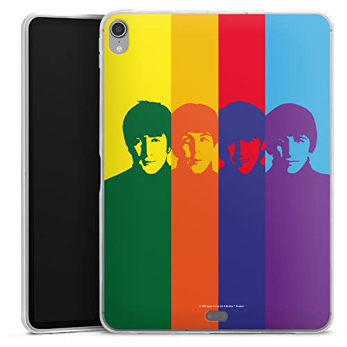 DeinDesign Coque en Silicone Compatible avec Apple iPad Pro 11 (2019) Coque Coque pour Tablette Arc-en-Ciel The Beatles… - Les Beatles, Paul McCartney, John Lennon, RIngo Starr, George Harrison DeinDesign Coque en Silicone Compatible avec Apple iPad Pro 11 (2019) Coque Coque pour Tablette Arc-en-Ciel The Beatles…