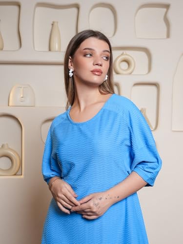 Image of PURVAJA Women's A-line Midi Length Dress (Yuvi-041-045)