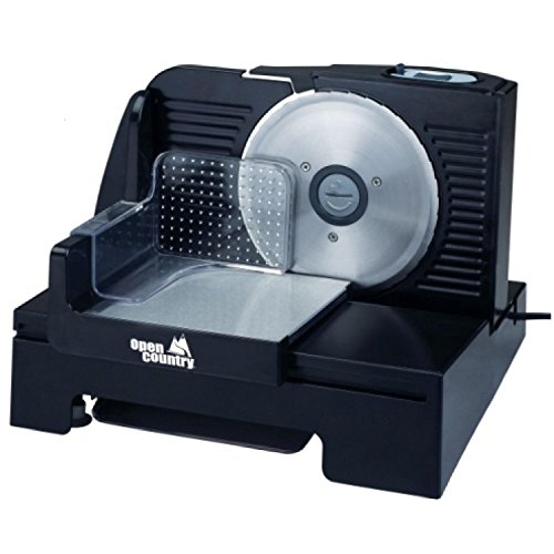 NESCO , Food Slicer, Black, 6-5/8 inch Stainless Steel Blade, 150 watts