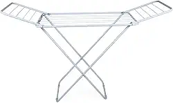 Varal de Chão Mor 20kg Com Abas Branco Dobrável Para Apartamento