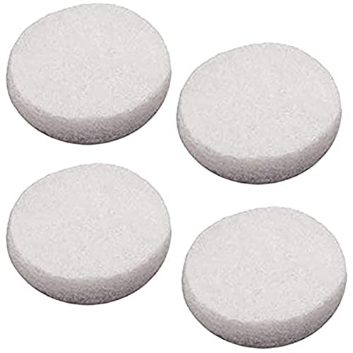 Replacement Refill White Scrubbing Pads 4-Pack Compatible with SB400 S600 Scumbuster