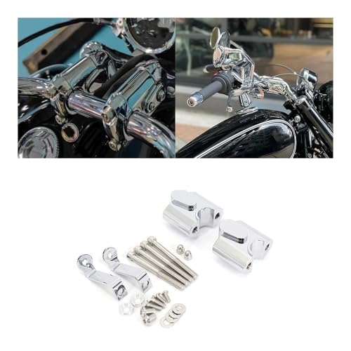Manillar elevador de aluminio CNC para moto R18 de 2021 a 2022 con abrazaderas 3