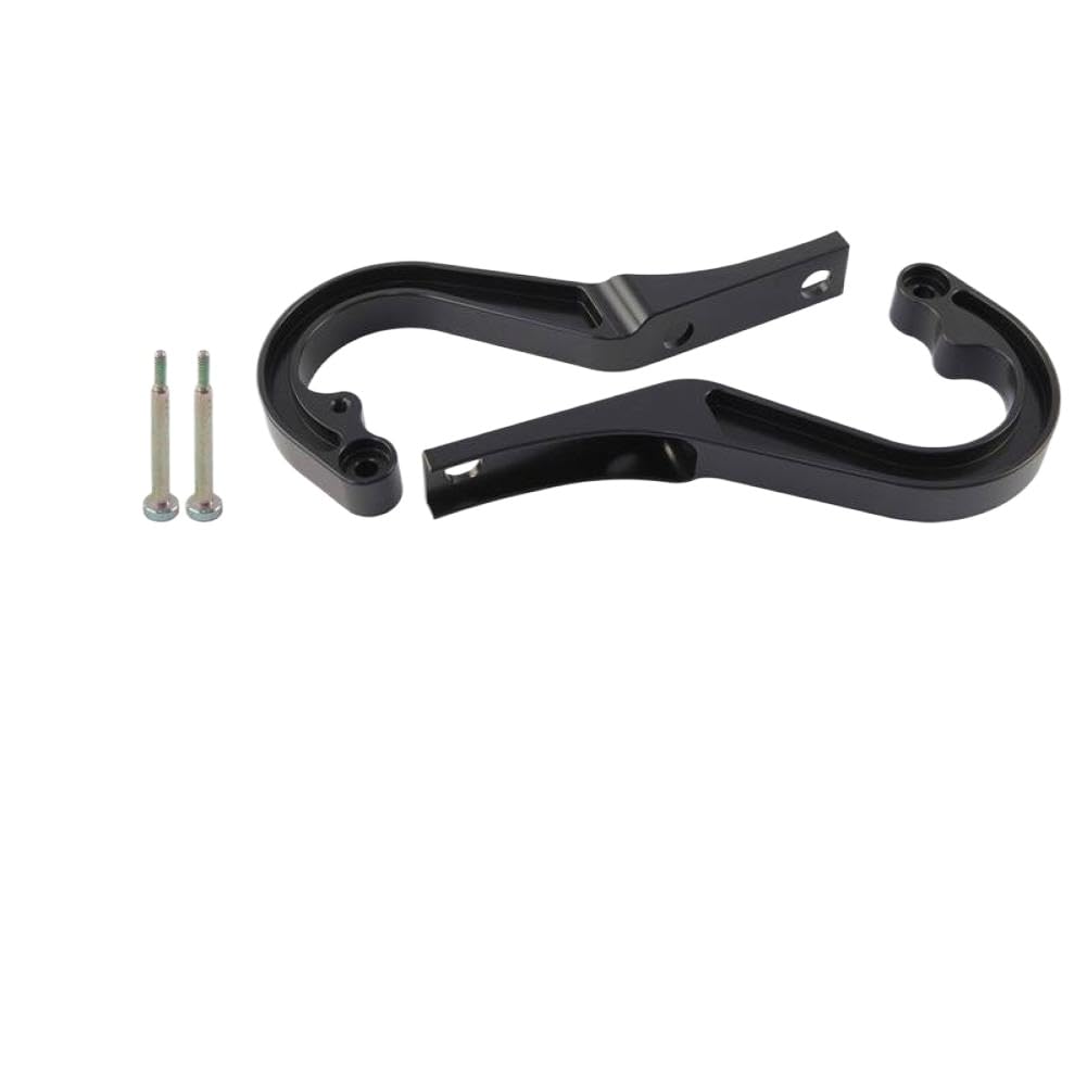 Aluminum Hood Hinge Left and Right Billet Kit Compatible with 1967 1968 1969 Camaro Trunk L6 V8 3.8L 7.0L Engine Silver Black(Black)