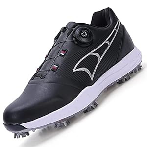 Professionele Golfschoenen, Grote Maat Heren Golfschoenen, Met Verwijderbare Spikes, Waterdichte Antislip Man Trainers-Golfsport Sneakers
