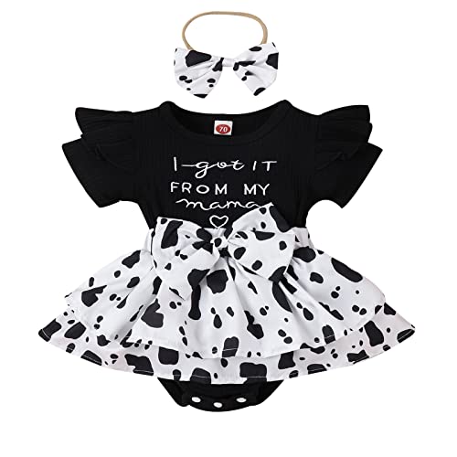 LIOMENGZI Infant Baby Girl Summer Romper Dress Outfits Shorts Clothes Set Floral Shorts Jumpsuits Clothes Shorts Outfits (Black, 0-3 Months)
